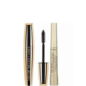 L'Oréal Paris Telescopic Mascara for More Length and Volume and Million Lashes Volume Mascara Bundle - undefined undefined