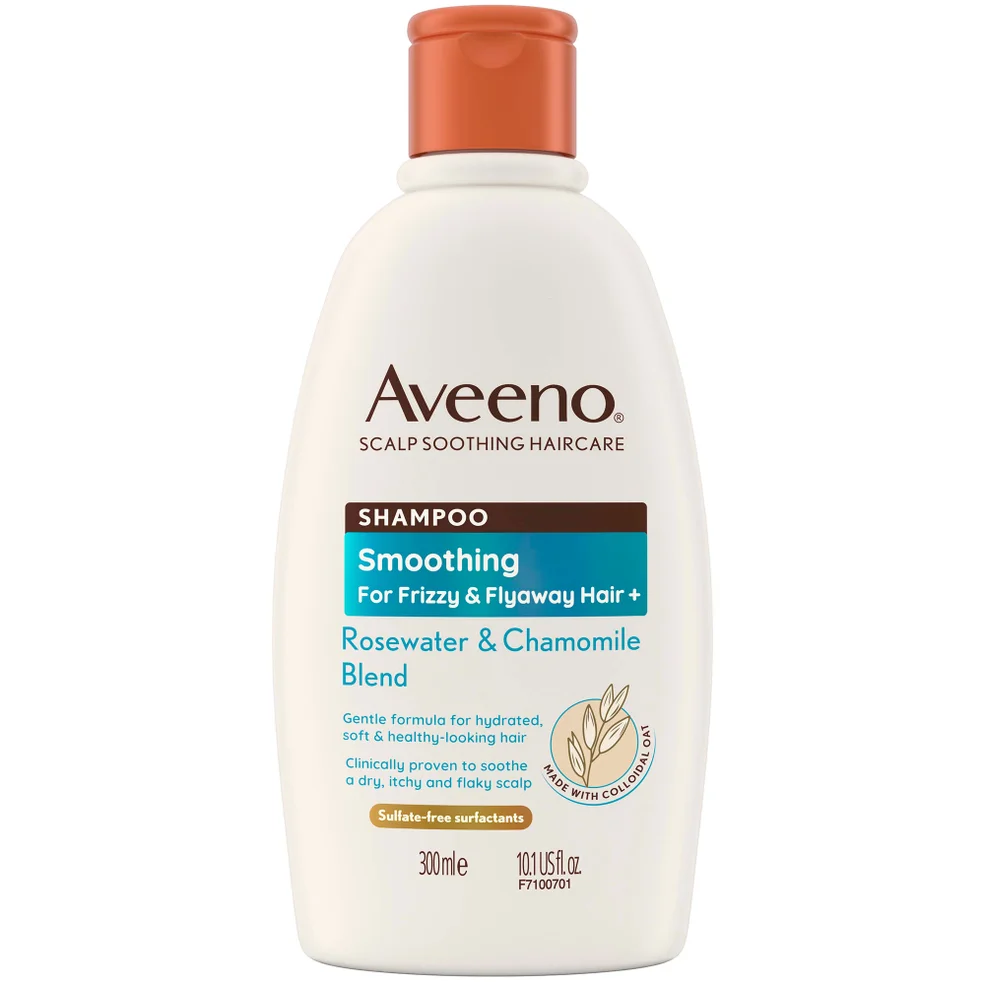 Aveeno Haircare Smoothing+ Rose Water and Chamomile Blend Shampoo 300mlImage1