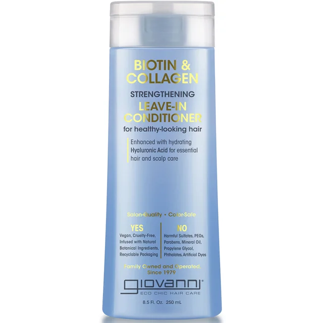 Giovanni Biotin & Collagen Après-Shampooing Fortifiant Sans Rinçage 250 ml
