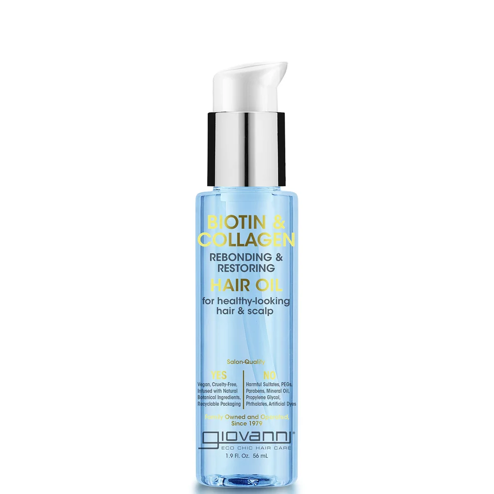 Giovanni Biotin & Collagen Rebond and Restore Hair Oil 56mlImage1