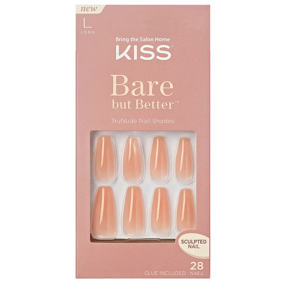Kiss Bare But Better Nails - Nude DramaImage1