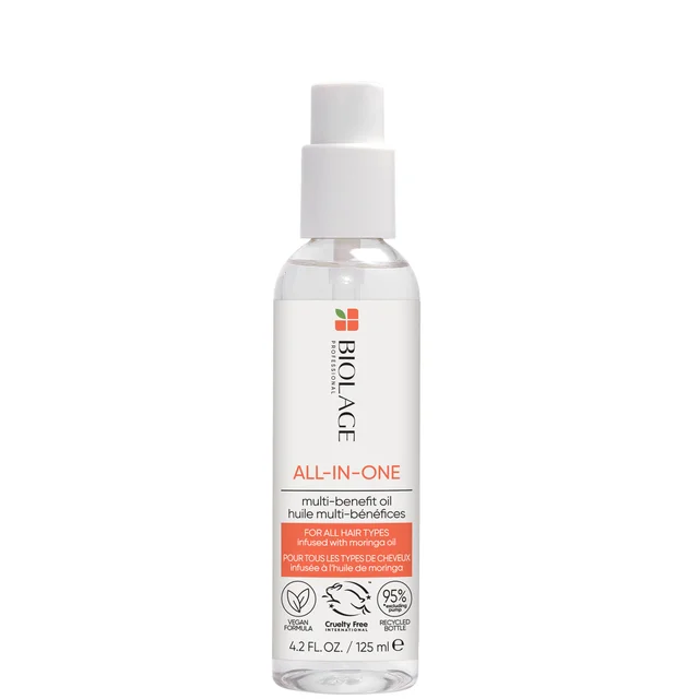 Huile All-in-One Multi-Bénéfices à l'Huile de Moringa pour Tous les Types de Cheveux 89 ml