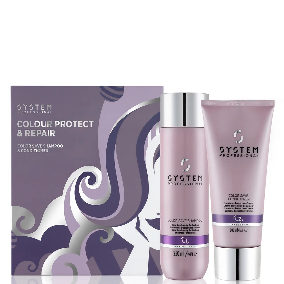 System Professional Color Save Colour Protect and Repair Hair Gift SetImage1