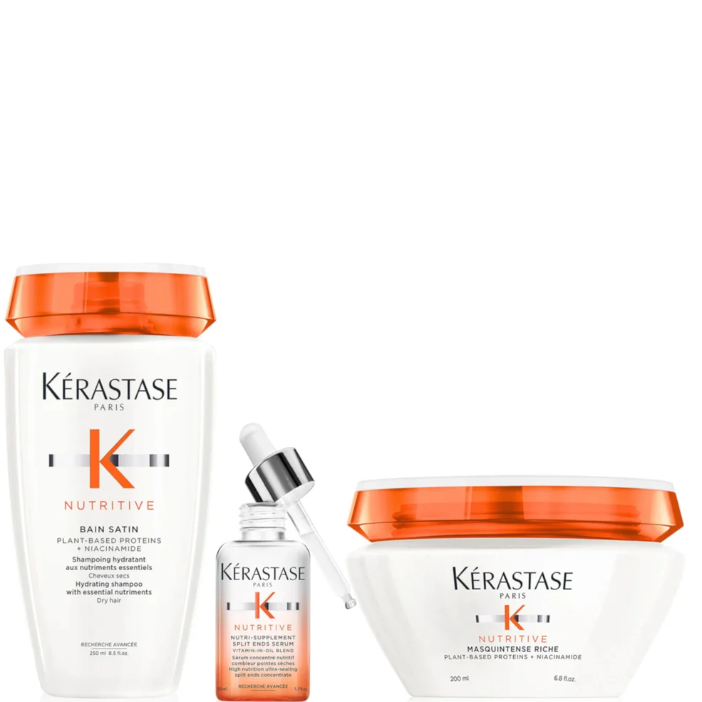 Kérastase Nutritive Root To Tip Hydrating Heroes Nourish and Smooth Bundle for Medium-Thick Very Dry HairImage1