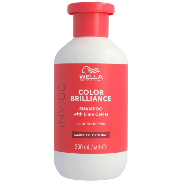 Wella Professionals Care Invigo Color Brilliance Shampooing de Protection de la Couleur pour Cheveux Épais 300 ml