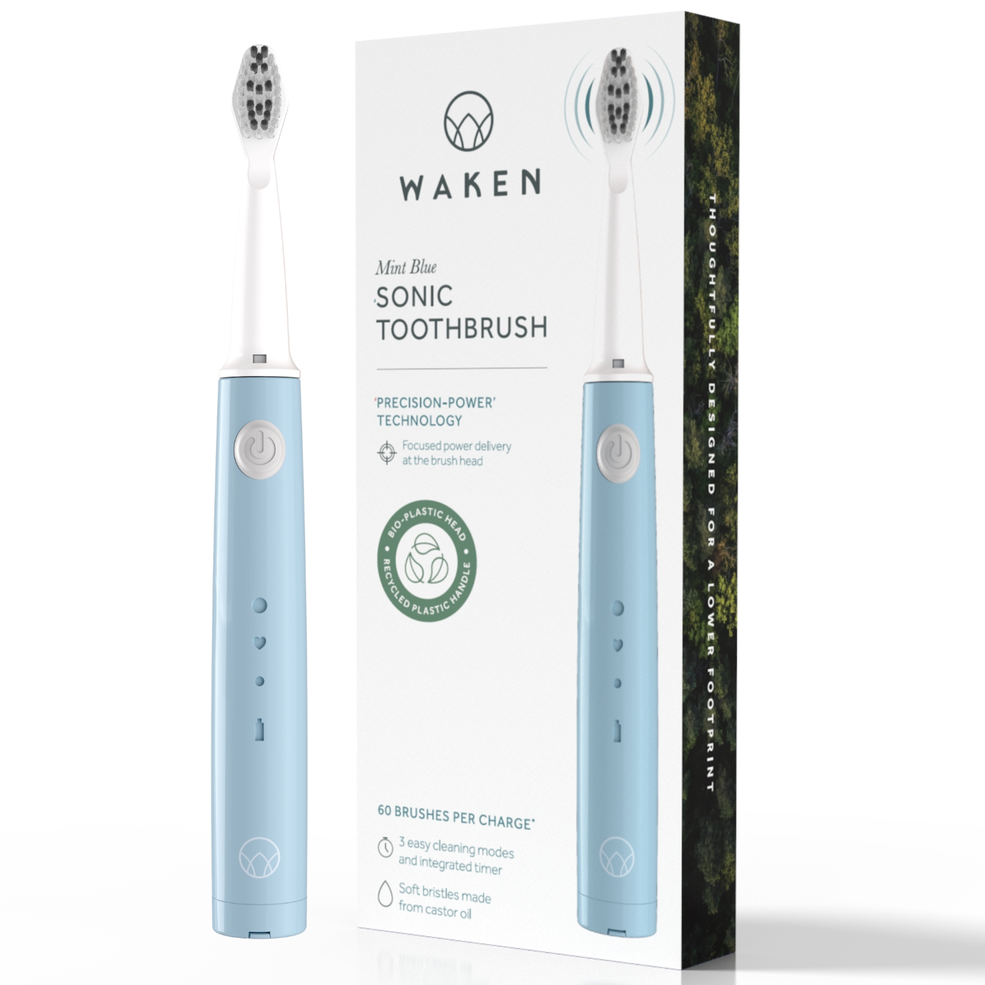 Waken Mouthcare Sonic Toothbrush Handle - Mint BlueImage1