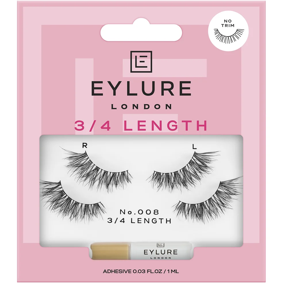 Eylure 3/4 Length False Lashes - No. 008 Twin PackImage1