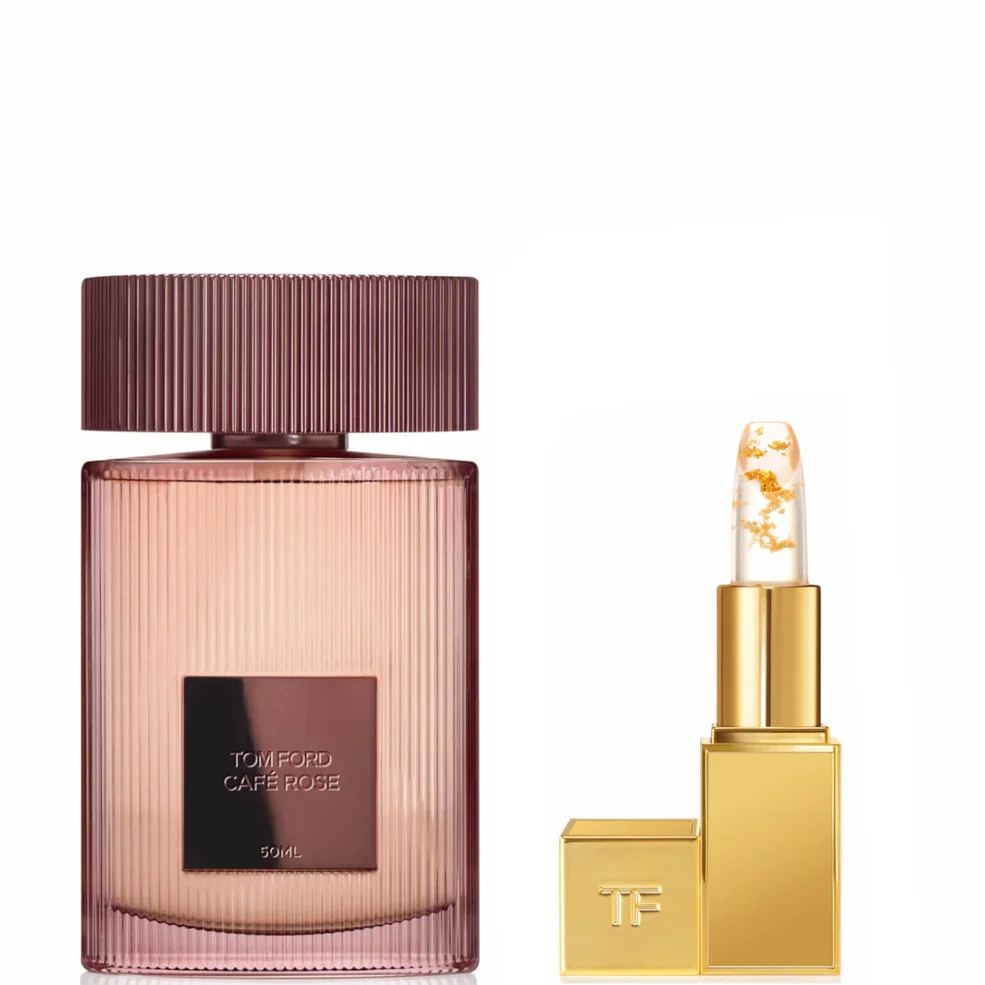 TOM FORD Café Rose Eau de Parfum 50ml and Lip BundleImage1