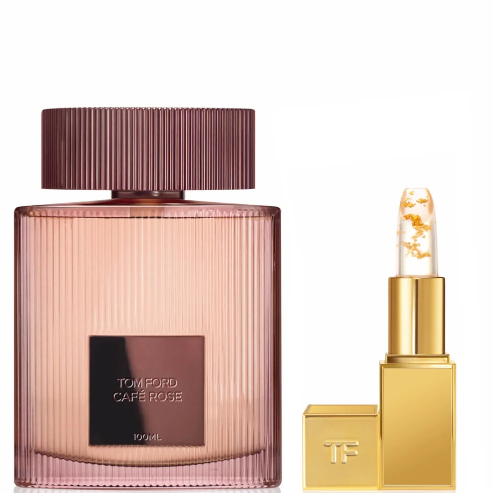 TOM FORD Café Rose Eau de Parfum 100ml and Lip BundleImage1