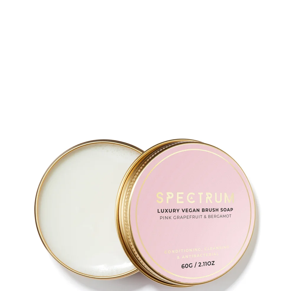 Spectrum Cleaning Pink Grapefruit & Bergamot Vegan Brush SoapImage1