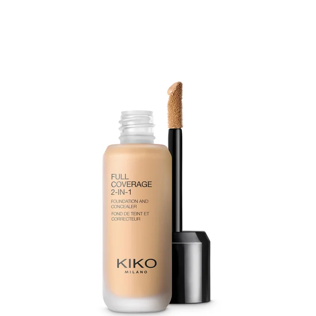 KIKO Milano Full Coverage 2-en-1 Fond de Teint et Correcteur 25 ml (nuances variées)