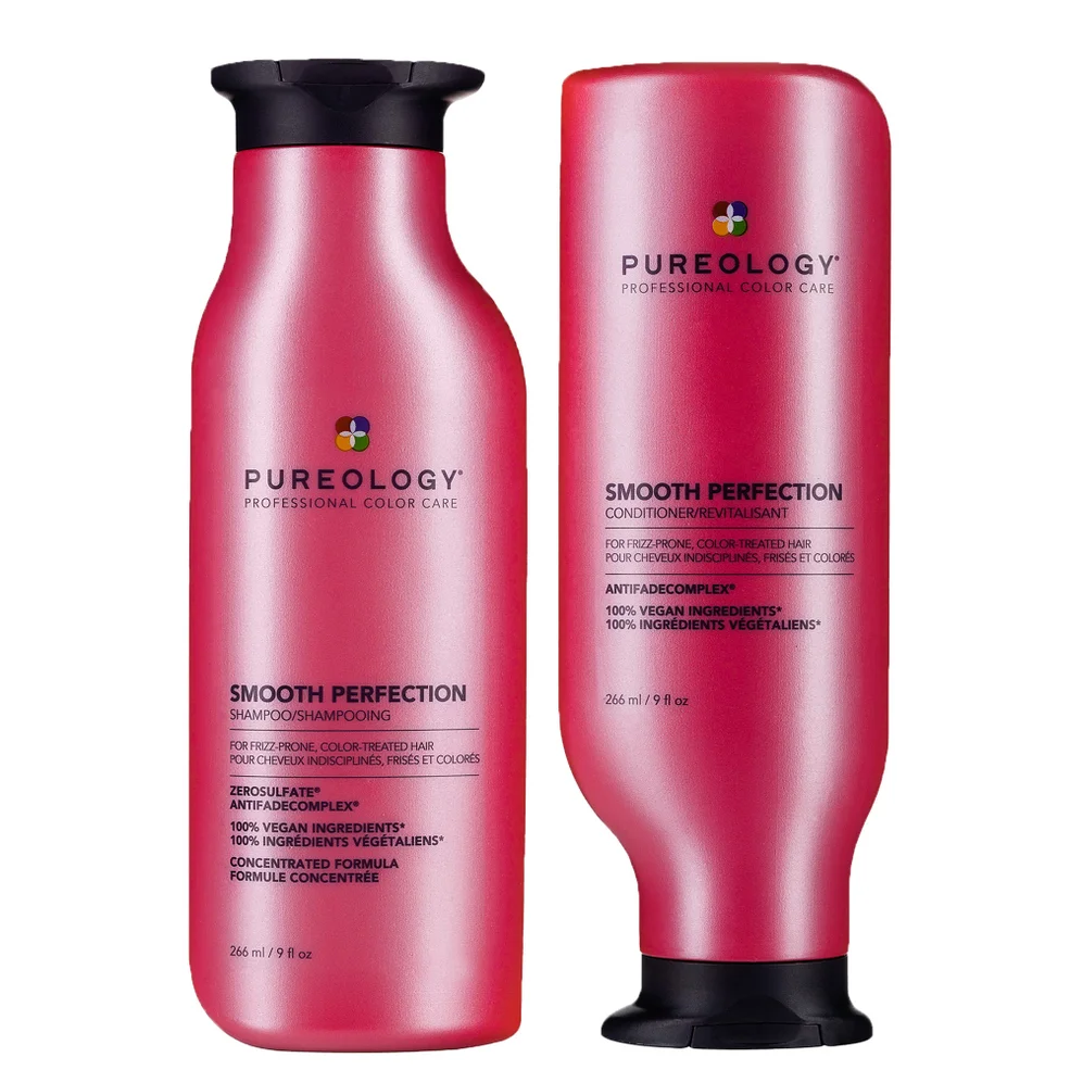 Pureology Smooth Perfection Shampoo and Conditioner Routine For Frizz Prone, Colour Treated Hair 266mlImage1