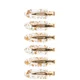 brushworks Gold Flake No Crease Barettes Cheveux