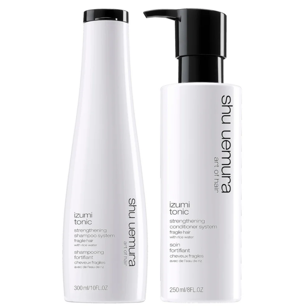 Shu Uemura Art of Hair Izumi Tonic Rice Water Shampoo and Conditioner RoutineImage1