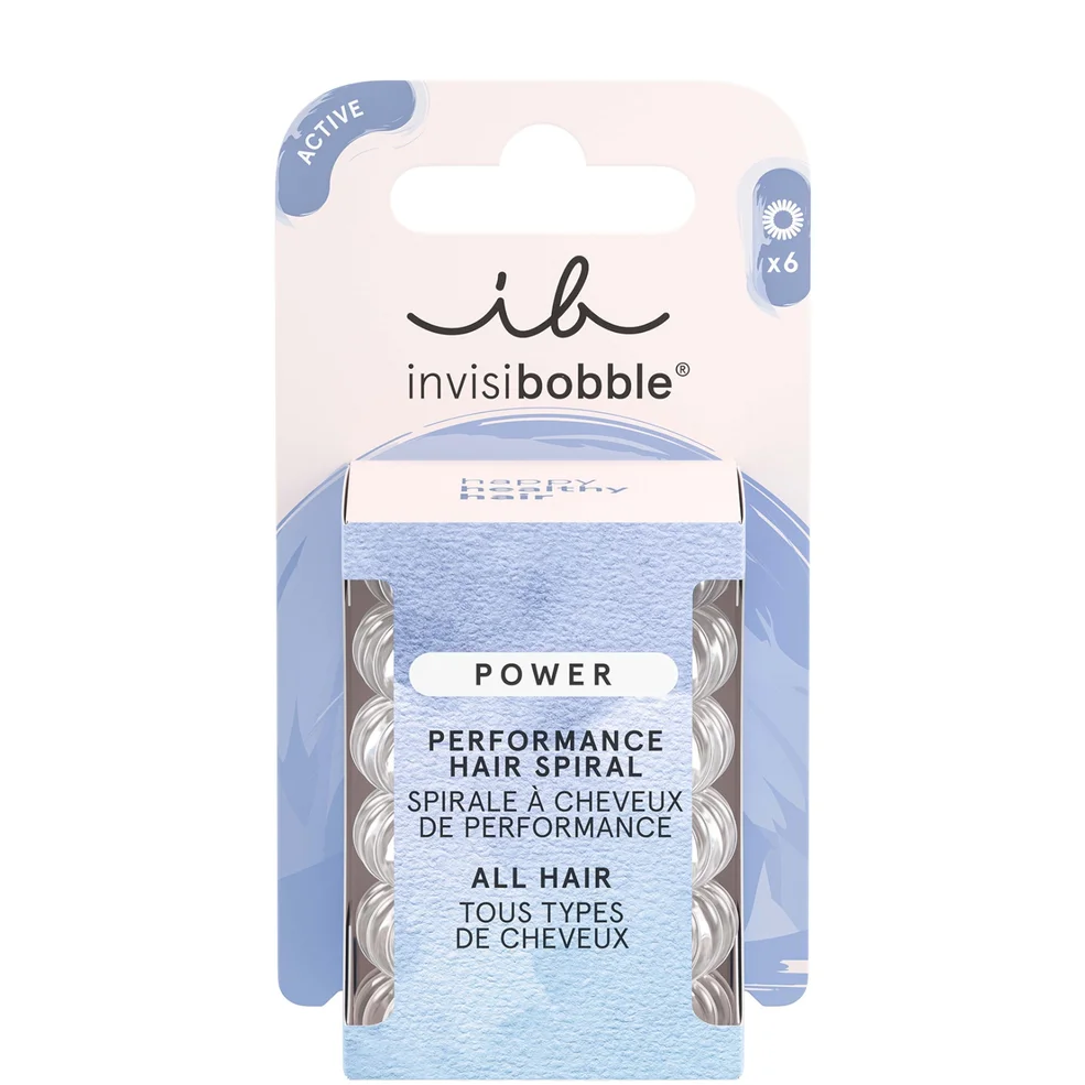 invisibobble Power Hair Tie Crystal Clear - Pack of 6Image1