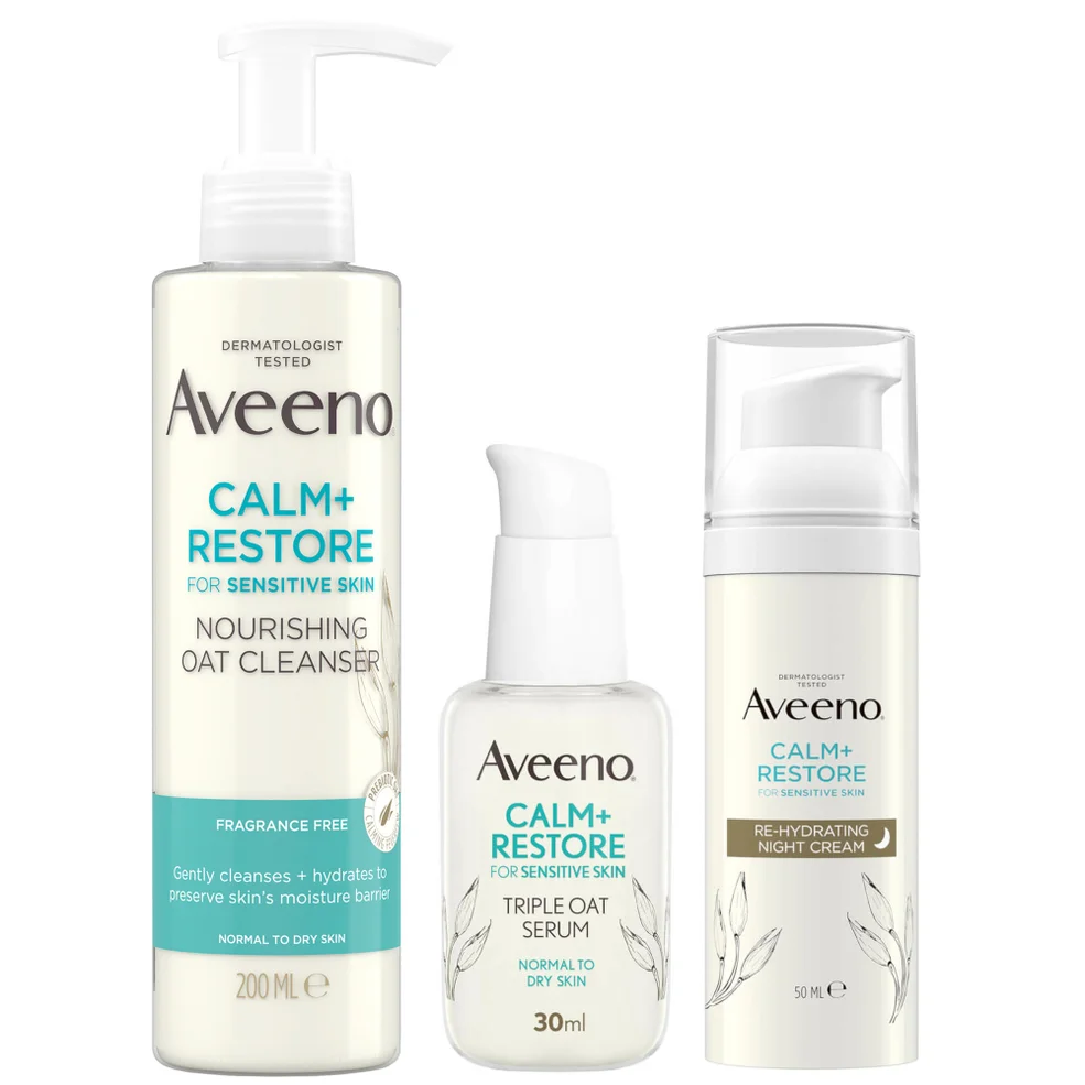 Aveeno Face Calm and Restore Night Nourish RoutineImage1