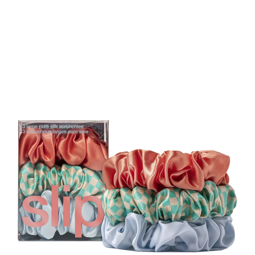 Slip Pure Silk Large Scrunchies - Sea MistImage1