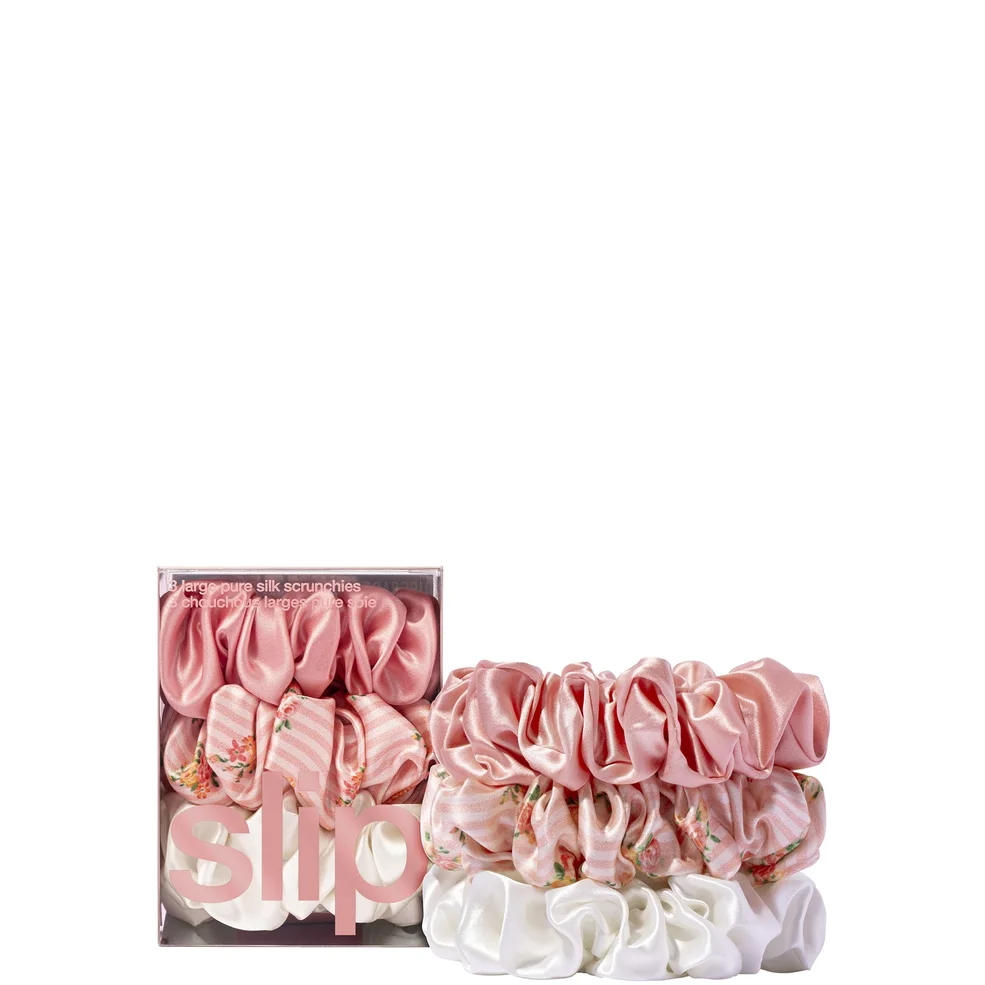 Slip Pure Silk Large Scrunchies - PetalImage1