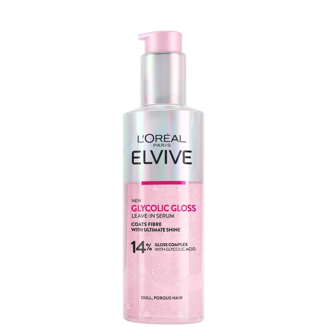 L'Oréal Paris Elseve Glycolic Gloss Sérum Sans Rinçage pour Cheveux Ternes 150 ml
