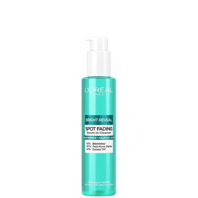 L'Oréal Paris Bright Reveal Nettoyant Sérum Anti-Imperfections Niacinamide et Acide Salicylique 150 ml