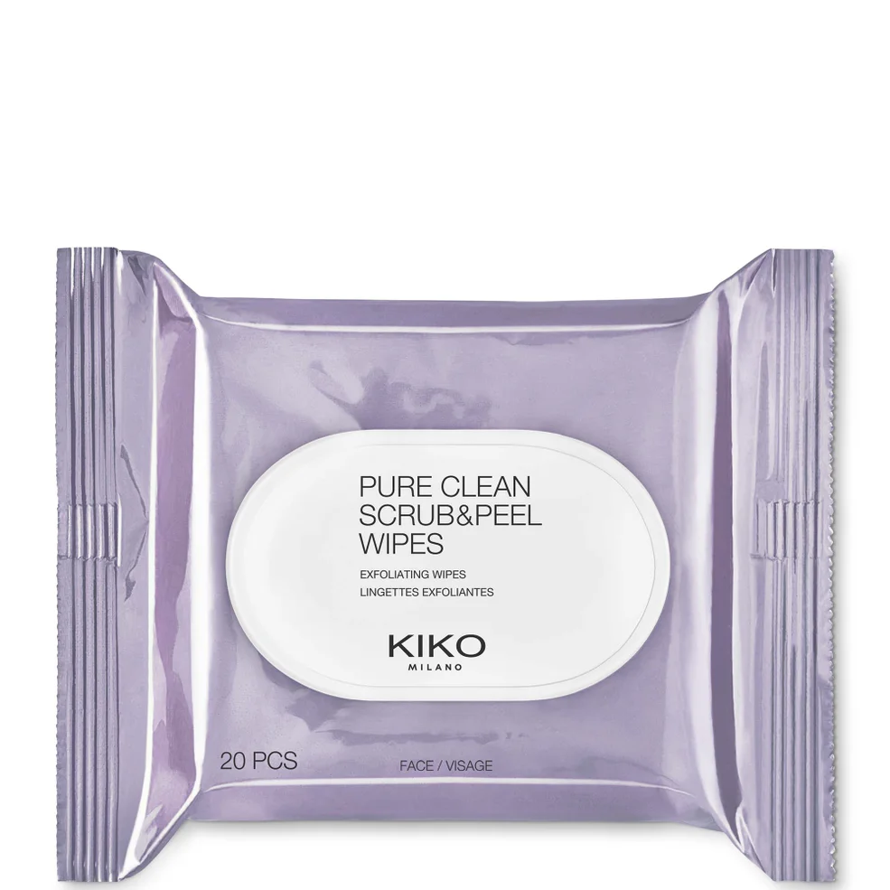 KIKO Milano Pure Clean Scrub & Peel Wipes Lingettes ExfoliantesImage1