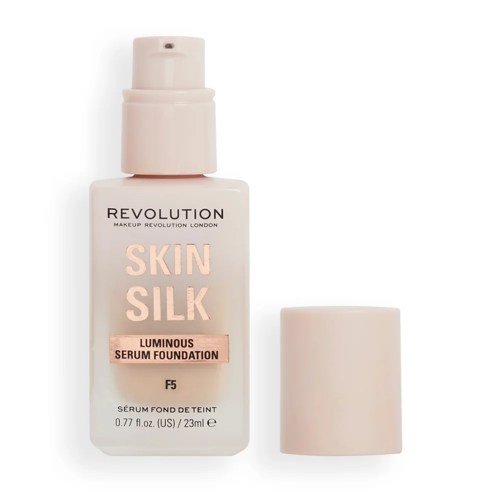 Makeup Revolution Silk Sérum Fond de Teint 23 ml (Différentes teintes disponibles)Image1