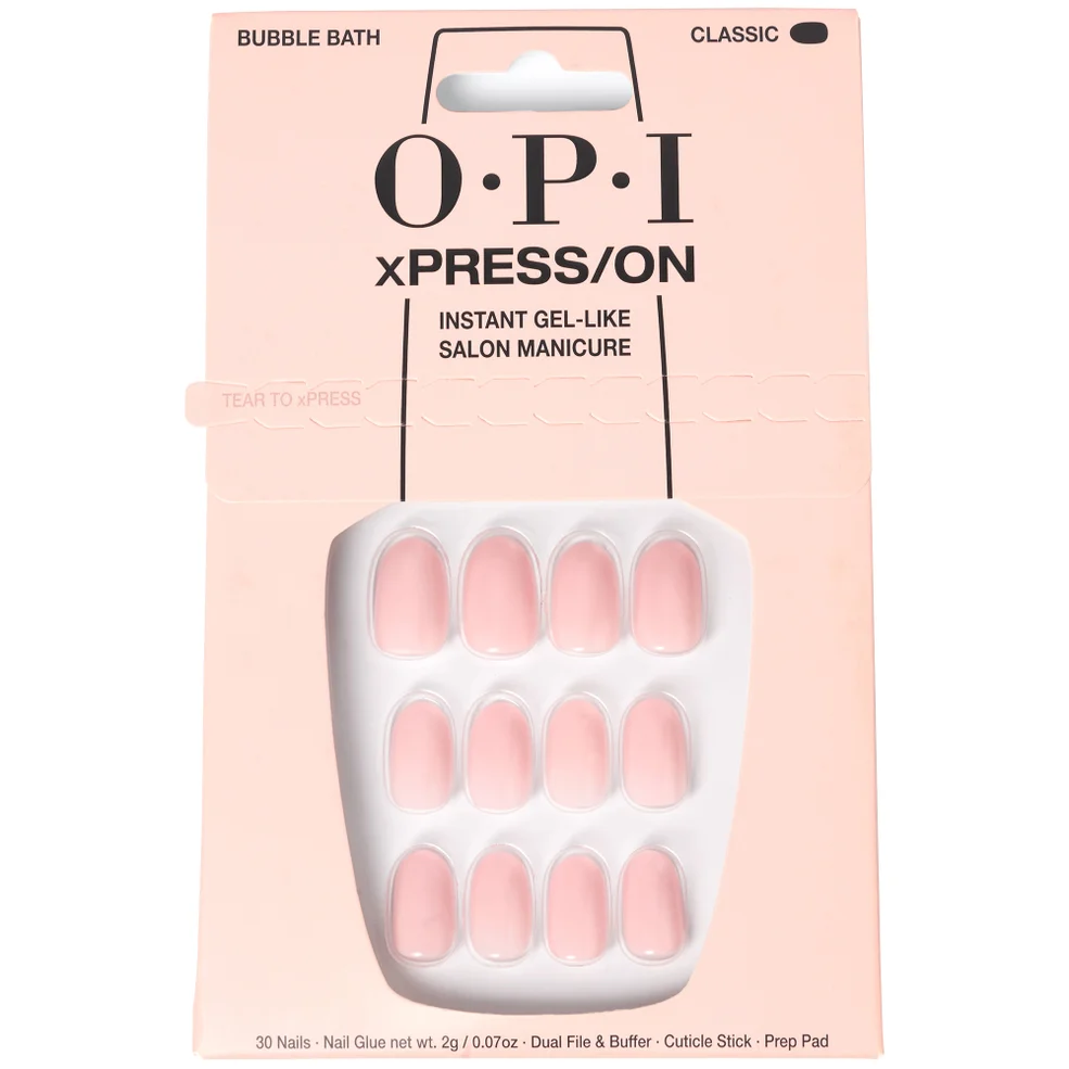 OPI xPRESS/ON French Press Kit Salon Manucure Effet Gel - Bubble BathImage1