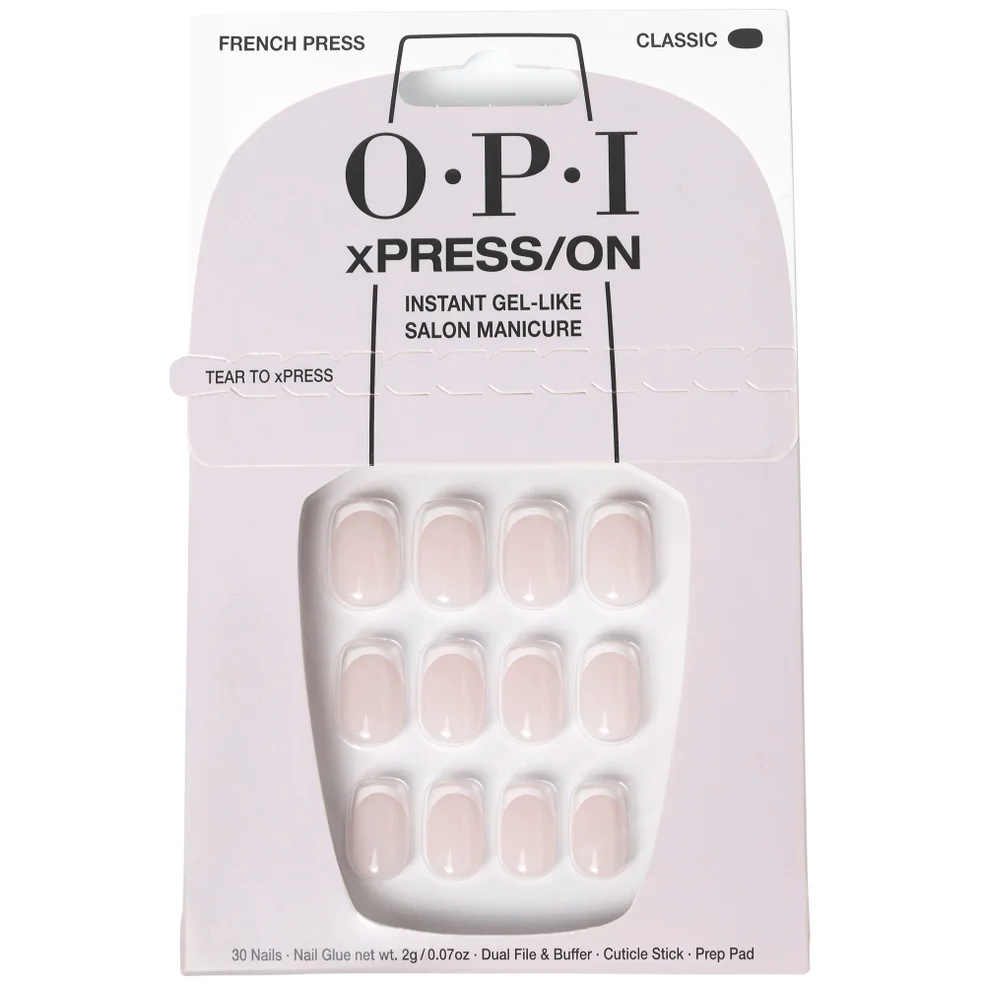 OPI xPRESS/ON French Press Kit Salon Manucure Effet GelImage1