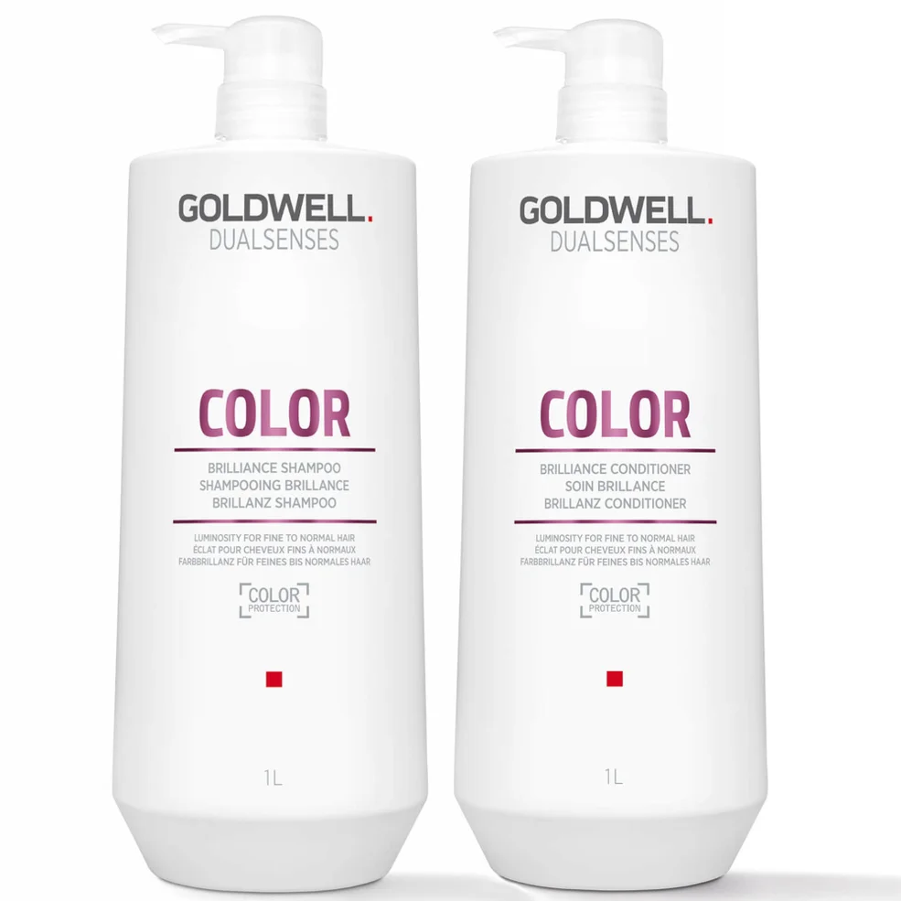 Goldwell Dualsenses Color Brilliance Shampoo and Conditioner 1L DuoImage1