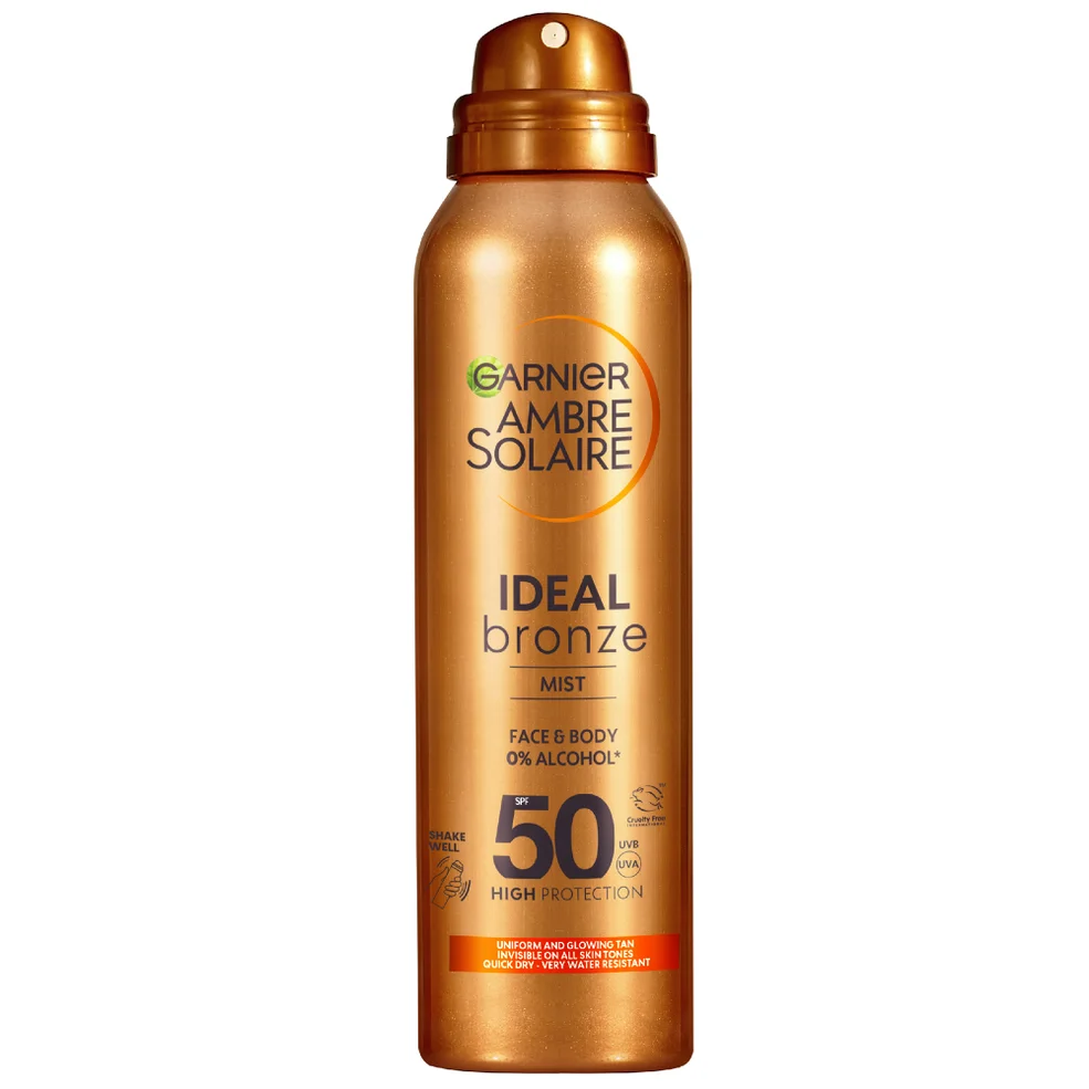 Garnier Ambre Solaire Ideal Bronze Tanning Mist for Face and Body SPF 50 150mlImage1