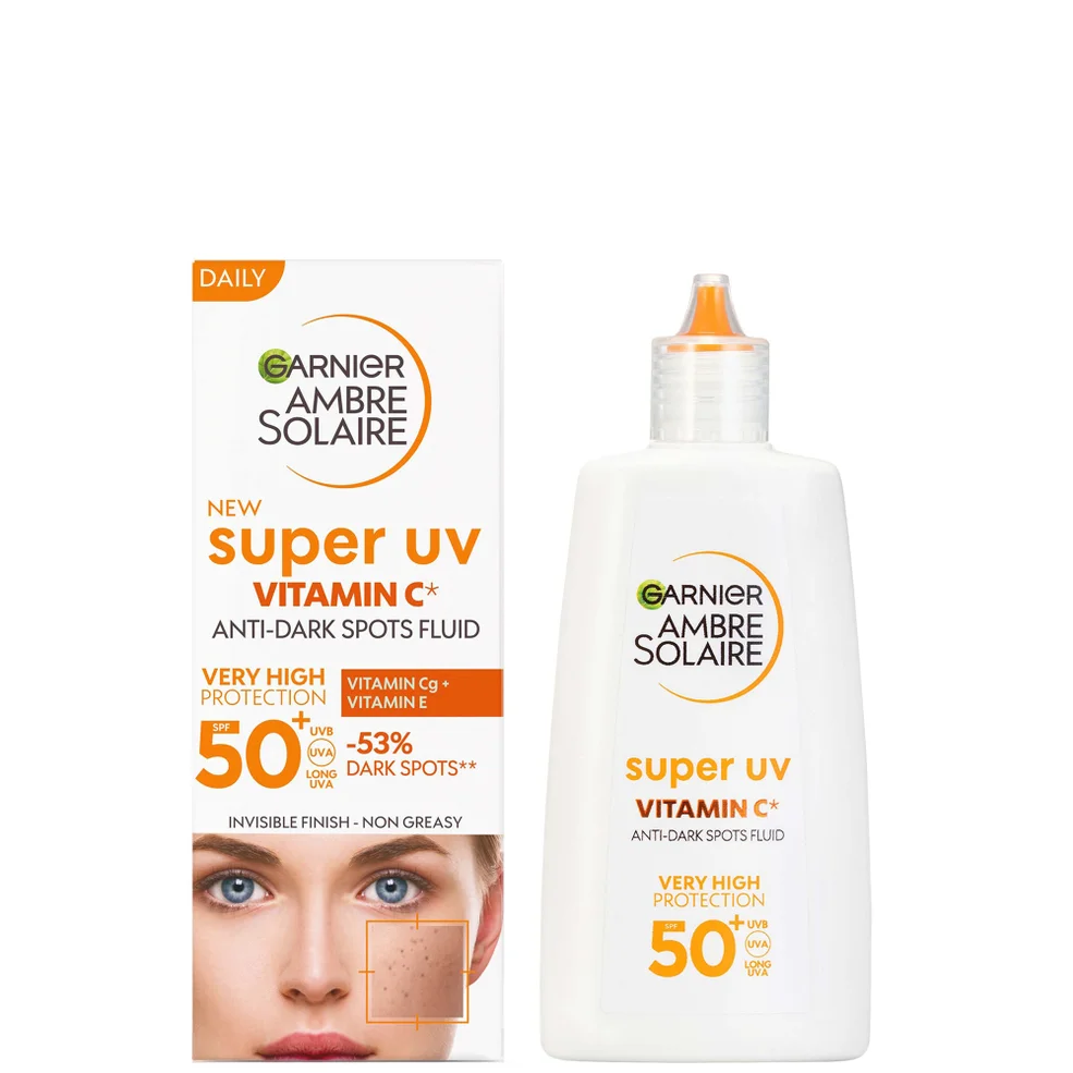 Garnier Ambre Solaire Super UV Fluide à la Vitamine C pour un Usage Quotidien SPF 50+ 40 mlImage1