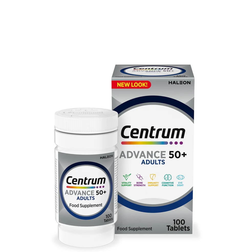 Centrum Advance 50+ Multivitamins and Minerals Tablets - 100 TabletsImage1