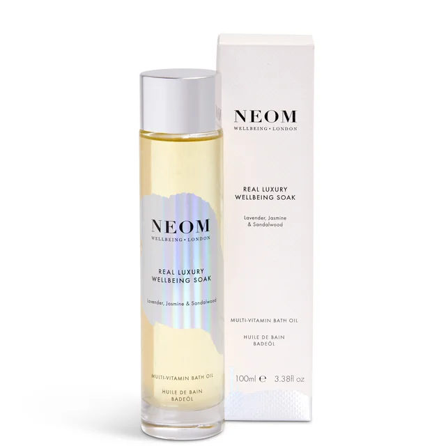 NEOM Real Luxury Wellbeing Soak Huile de Bain Multi-Vitamines 100 ml