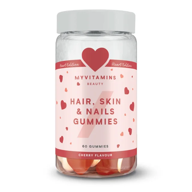 Gummies Cheveux, Peau & Ongles - Edition Cœur Double Couche