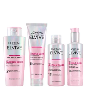 L'Oréal Paris Elvive Glycolic Gloss Glossing Routine for Dull Hair - undefined undefined