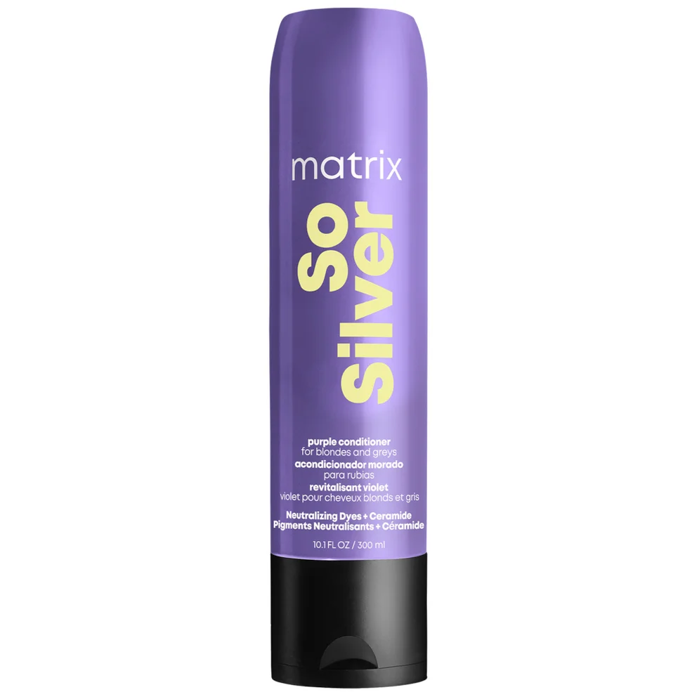 Matrix So Silver Revitalisant Pigmenté Violet pour Cheveux Blonds et Gris 300 mlImage1