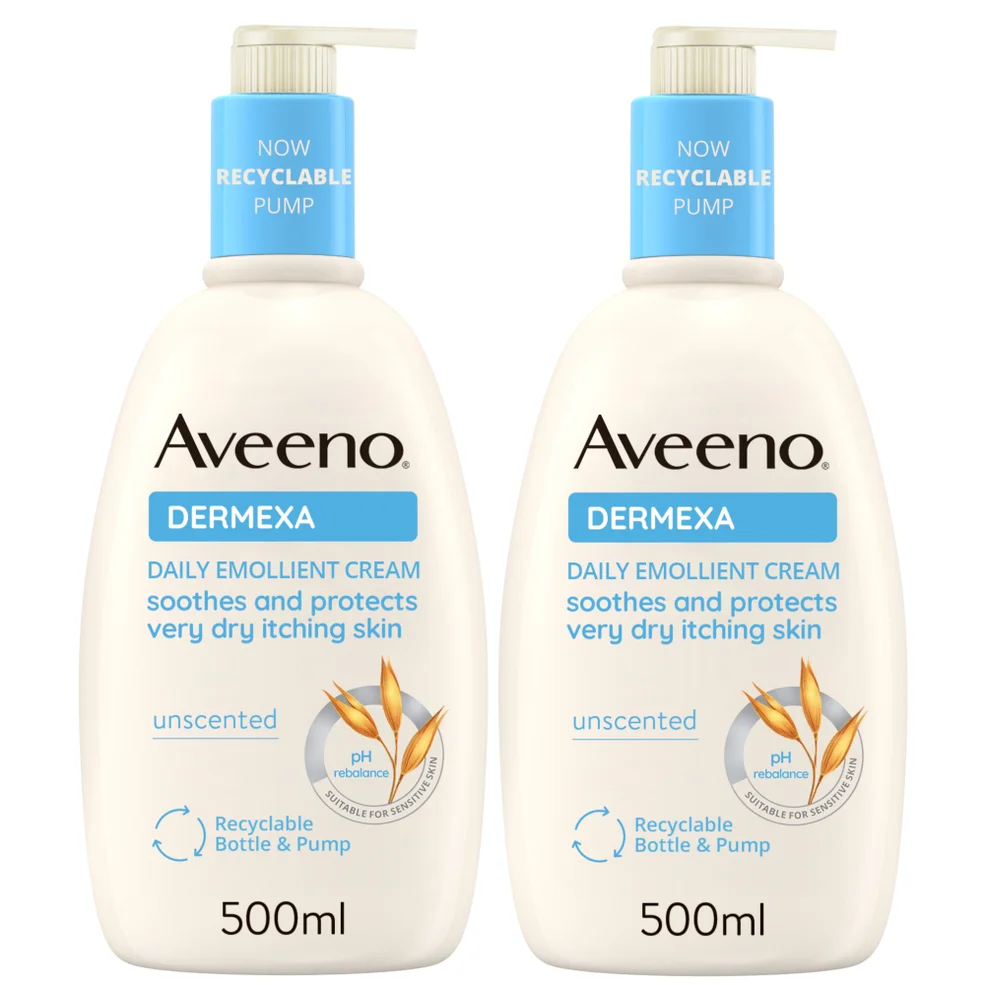 Aveeno Dermexa Cream Duo for Very Dry Itchy Skin 1L Mega BundleImage1