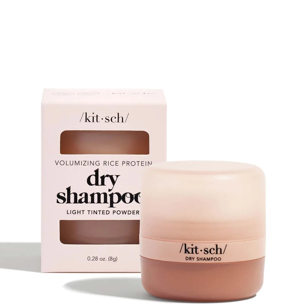 Kitsch Volumising Rice Protein Dry Shampoo - Light Tinted Powder 8gImage1