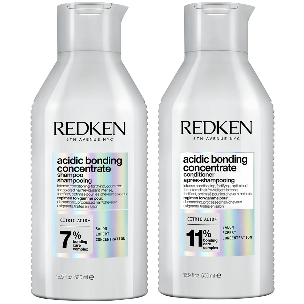 Redken Acidic Bonding Concentrate Shampoo and Conditioner 500ml Bond Repair Supersize BundleImage1