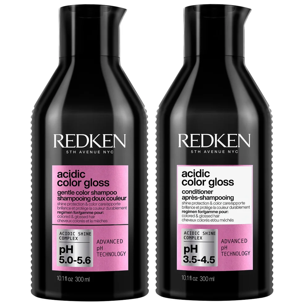 Redken Acidic Color Gloss Shampoo and Conditioner 300ml, Colour Protection Routine for Glass-Like ShineImage1