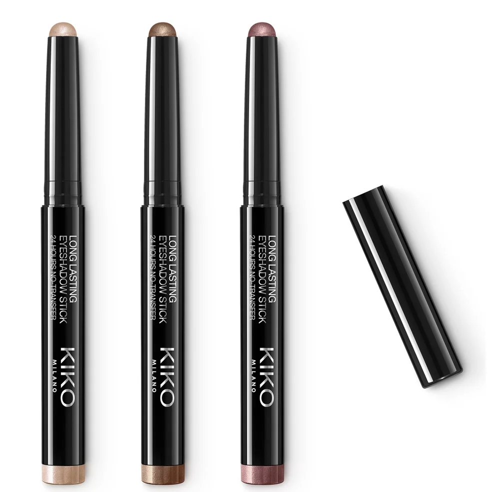 KIKO Milano Exclusive Long Lasting Eyeshadow Stick Trio - Warm NeutralsImage1