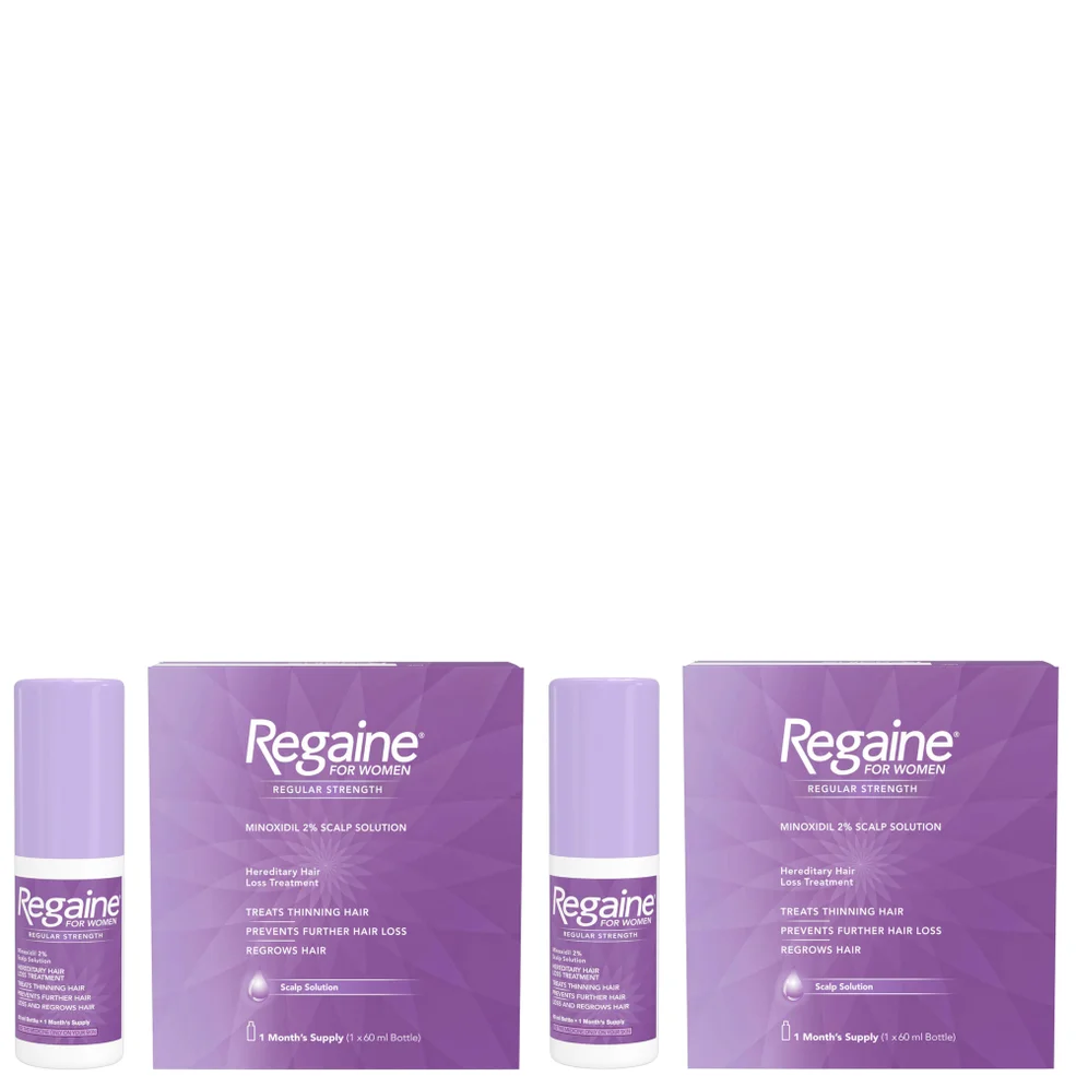 Regaine For Women Re-Growth Scalp Solution with 2% Minoxidil - 2 Month Supply BundleImage1