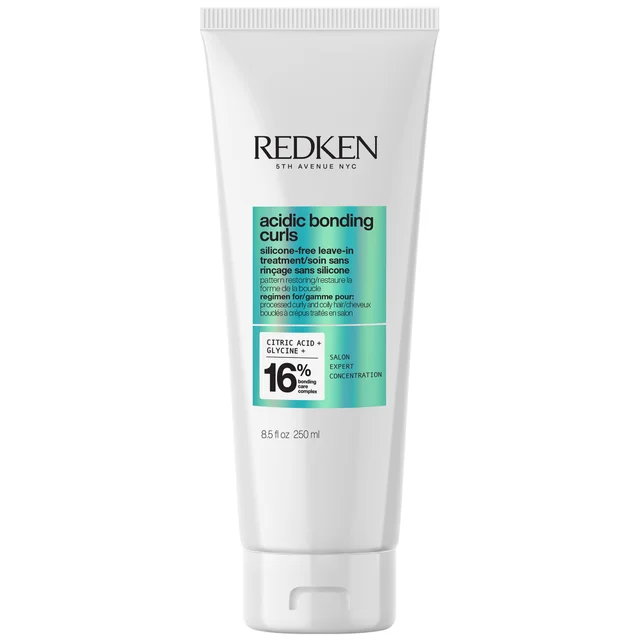 Redken Acidic Bonding Concentrate Curls Soin Sans Rinçage Sans Silicone pour Cheveux Bouclés et Crépus 250 ml