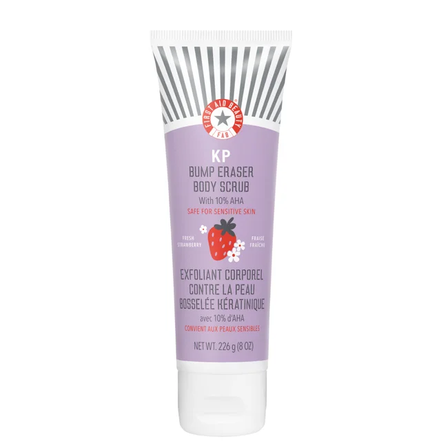 First Aid Beauty KP Bumb Eraser Fresh Strawberry Gommage Corps 10 % AHA 226 g
