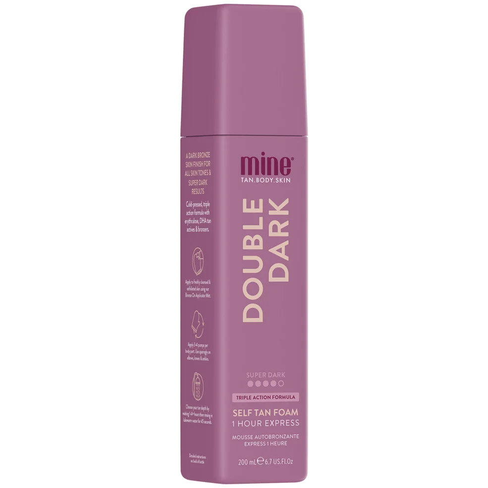 MineTan Double Dark Self Tan Mousse 200mlImage1