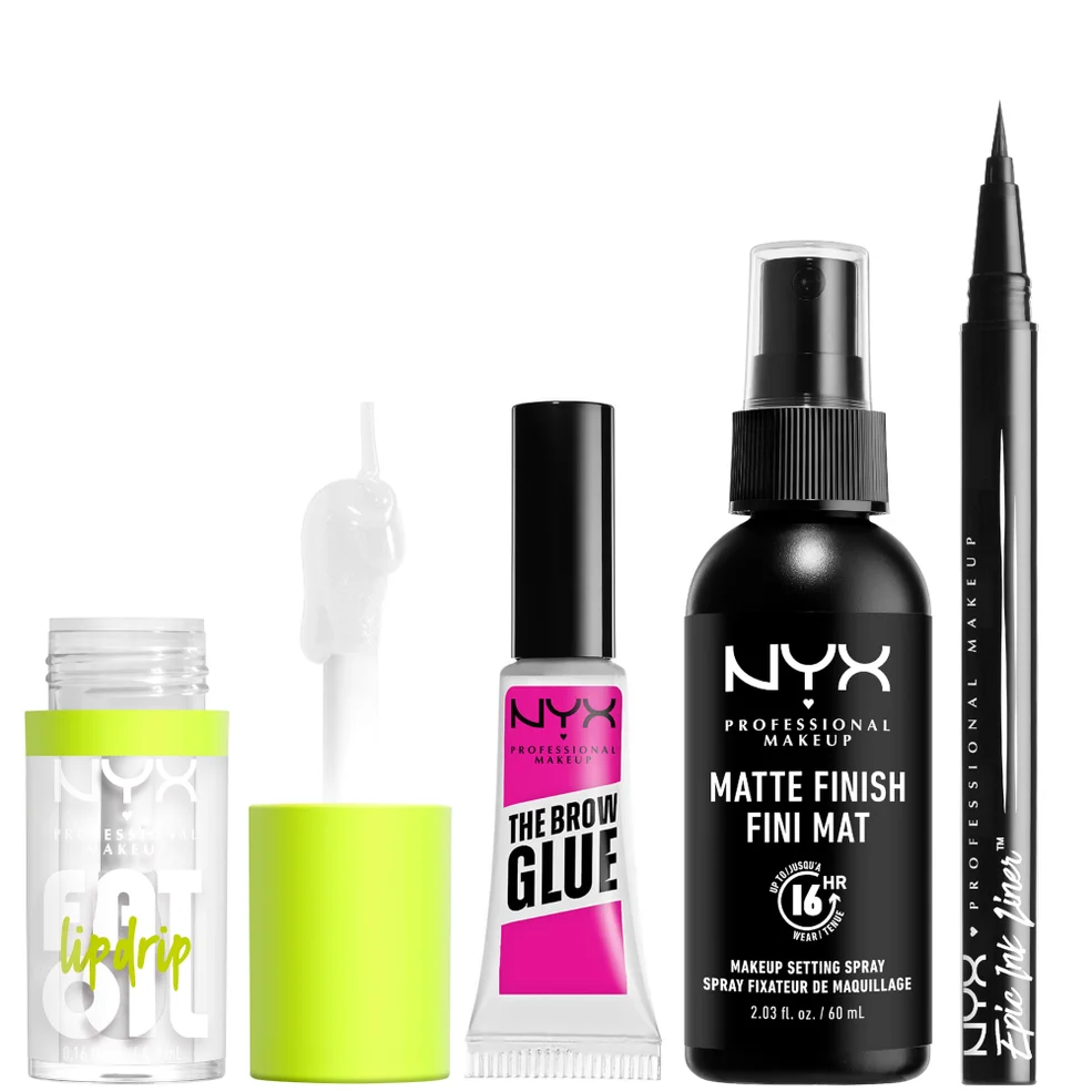 NYX Professional Makeup Iconic Hero Lip, Eye and Face BundleImage1