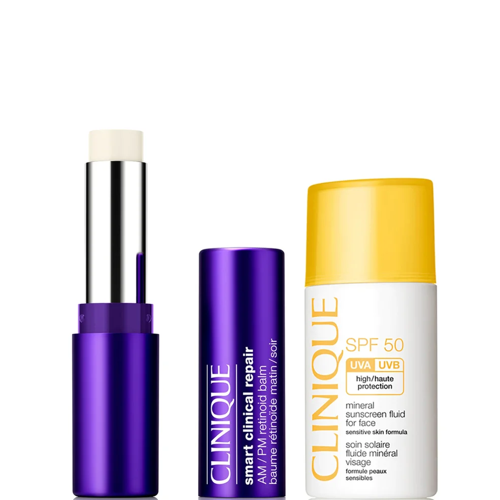 Clinique Smart Clinical Repair AM/PM Retinoid Balm and SPF 50 Mineral Fluid DuoImage1