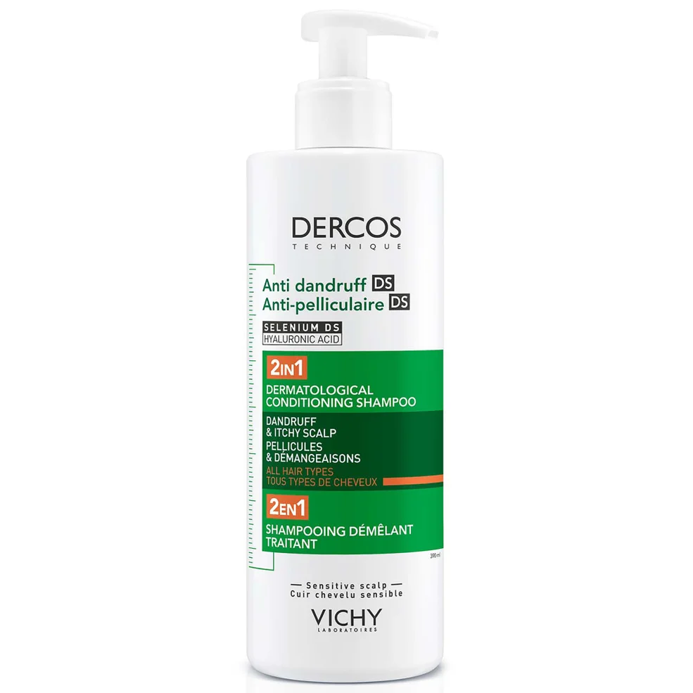 Vichy Dercos Anti-Dandruff 2in1 Dermatological Conditioning Shampoo 390mlImage1