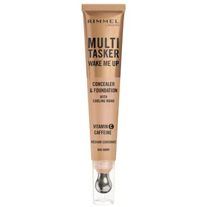 Rimmel Multi-Tasker Wake Me Up Fond de Teint et Correcteur 20 ml (Différentes teintes disponibles) - Shade 040 Ivory