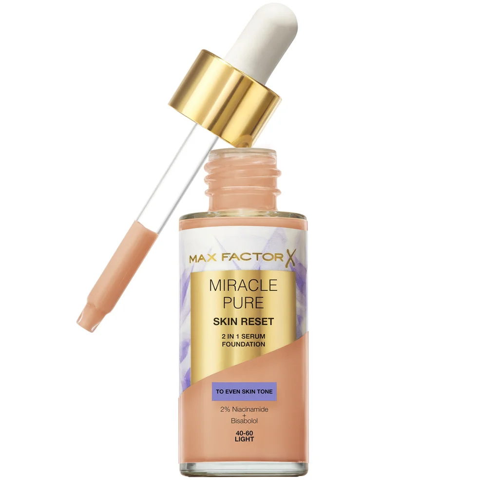 Max Factor Miracle Pure Skin Revival Base Sérum Teintée 30 ml (Différentes teintes disponibles)Image1